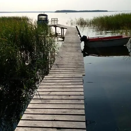 Slonce I Woda: Lakeside Cabins with Private Pier on Lake Sniardwy Zdory Exterior photo