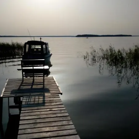 Slonce I Woda: Lakeside Cabins with Private Pier on Lake Sniardwy Zdory Exterior photo